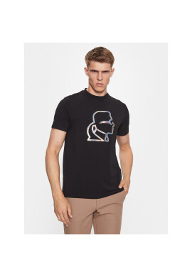 KARL LAGERFELD Тишърт 755044 534221 Черен Regular Fit - Pepit.bg