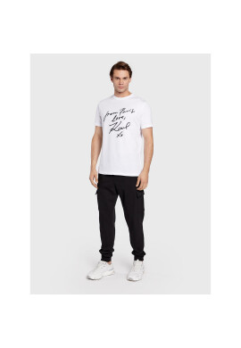 KARL LAGERFELD Тишърт 755046 524224 Бял Regular Fit - Pepit.bg