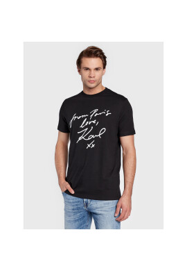 KARL LAGERFELD Тишърт 755046 524224 Черен Regular Fit - Pepit.bg