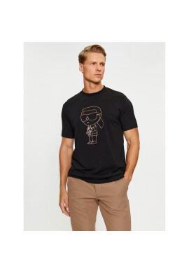 KARL LAGERFELD Тишърт 755047 534221 Черен Regular Fit - Pepit.bg