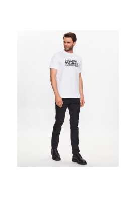 KARL LAGERFELD Тишърт 755048 532225 Бял Regular Fit - Pepit.bg