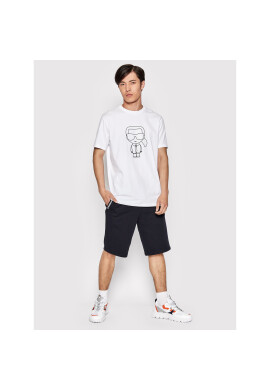 KARL LAGERFELD Тишърт 755064 Бял Regular Fit - Pepit.bg