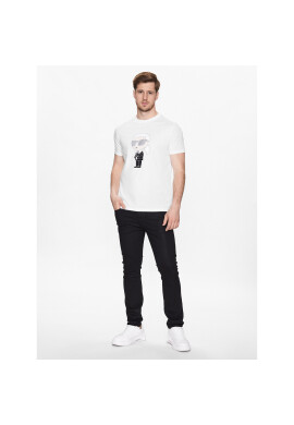 KARL LAGERFELD Тишърт 755071 532251 Бял Regular Fit - Pepit.bg