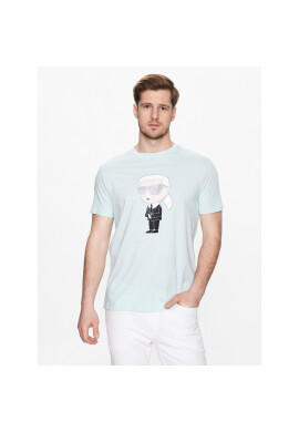 KARL LAGERFELD Тишърт 755071 532251 Зелен Regular Fit - Pepit.bg