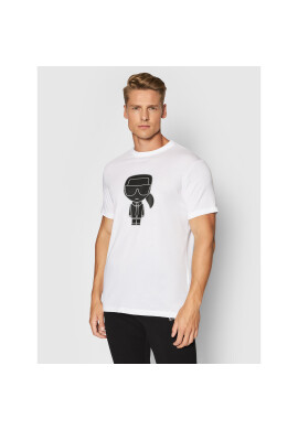 KARL LAGERFELD Тишърт 755072 512224 Бял Regular Fit - Pepit.bg
