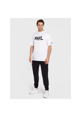 KARL LAGERFELD Тишърт 755244 524224 Бял Regular Fit - Pepit.bg