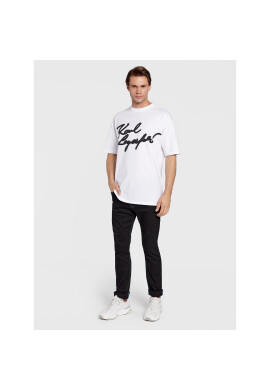 KARL LAGERFELD Тишърт 755247 524224 Бял Regular Fit - Pepit.bg