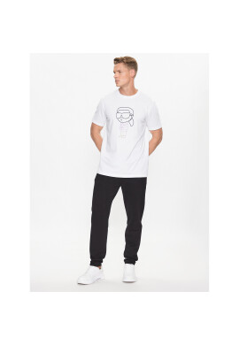 KARL LAGERFELD Тишърт 755400 533221 Бял Regular Fit - Pepit.bg