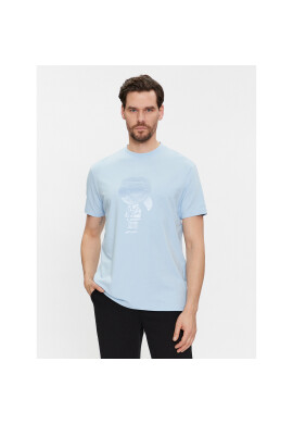 KARL LAGERFELD Тишърт 755400 541221 Син Regular Fit - Pepit.bg