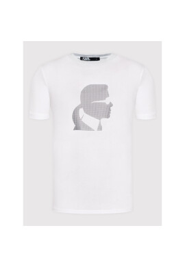 KARL LAGERFELD Тишърт 755401 521224 Бял Regular Fit - Pepit.bg