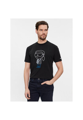 KARL LAGERFELD Тишърт 755401 541221 Черен Regular Fit - Pepit.bg