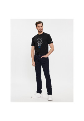KARL LAGERFELD Тишърт 755401 541221 Черен Regular Fit - Pepit.bg