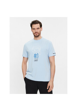 KARL LAGERFELD Тишърт 755401 541221 Син Regular Fit - Pepit.bg