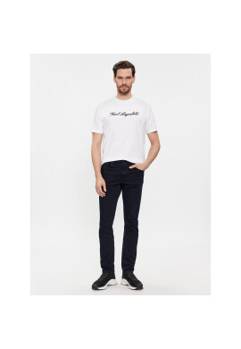 KARL LAGERFELD Тишърт 755403 541221 Бял Regular Fit - Pepit.bg
