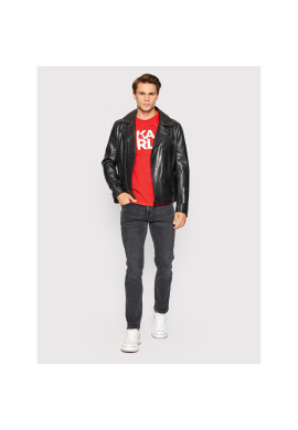 KARL LAGERFELD Тишърт Classic KL22MTS01 Червен Regular Fit - Pepit.bg