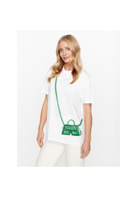 KARL LAGERFELD Тишърт Ikonik 2.0 236W1731 Бял Regular Fit - Pepit.bg