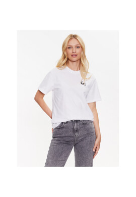 KARL LAGERFELD Тишърт Ikonik 230W1721 Бял Oversize - Pepit.bg