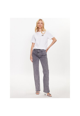 KARL LAGERFELD Тишърт Ikonik 230W1721 Бял Oversize - Pepit.bg