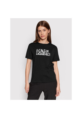 KARL LAGERFELD Тишърт KL22WTS02 Черен Regular Fit - Pepit.bg