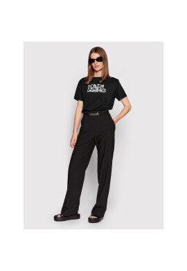 KARL LAGERFELD Тишърт KL22WTS02 Черен Regular Fit - Pepit.bg
