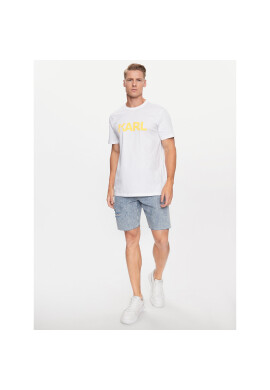 KARL LAGERFELD Тишърт Logo 230M2211 Бял Regular Fit - Pepit.bg