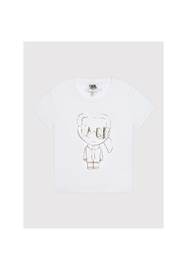 KARL LAGERFELD Тишърт Z15330 D Бял Regular Fit - Pepit.bg
