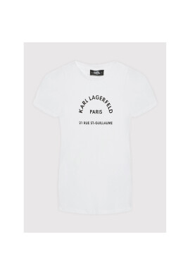 KARL LAGERFELD Тишърт Z15351 M Бял Regular Fit - Pepit.bg