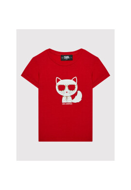 KARL LAGERFELD Тишърт Z15353 D Червен Regular Fit - Pepit.bg
