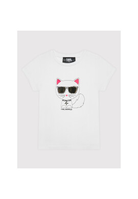 KARL LAGERFELD Тишърт Z15354 D Бял Regular Fit - Pepit.bg