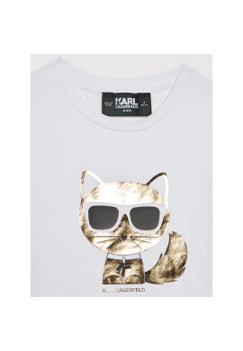 KARL LAGERFELD Тишърт Z15358 D Бял Regular Fit - Pepit.bg