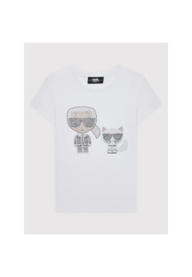 KARL LAGERFELD Тишърт Z15361 D Бял Regular Fit - Pepit.bg