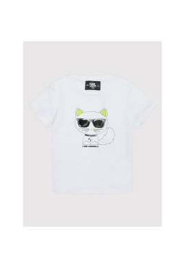 KARL LAGERFELD Тишърт Z15383 D Бял Regular Fit - Pepit.bg