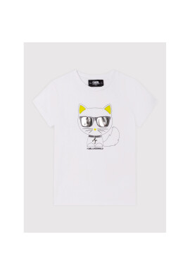 KARL LAGERFELD Тишърт Z15383 D Бял Regular Fit - Pepit.bg