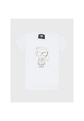 KARL LAGERFELD Тишърт Z15386 M Бял Regular Fit - Pepit.bg