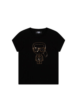 KARL LAGERFELD Тишърт Z15386 M Черен Regular Fit - Pepit.bg