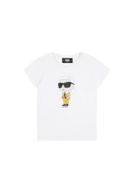 Karl Lagerfeld Kids Тишърт Z15417 D Бял Regular Fit - Pepit.bg