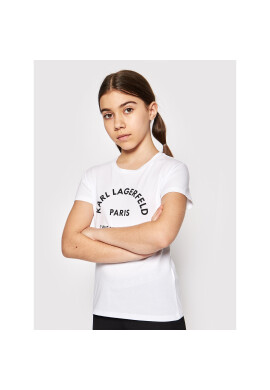 KARL LAGERFELD Тишърт Z15M59 S Бял Regular Fit - Pepit.bg
