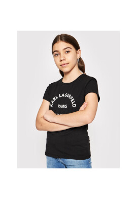 KARL LAGERFELD Тишърт Z15M59 S Черен Regular Fit - Pepit.bg