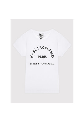 KARL LAGERFELD Тишърт Z15T59 D Бял Regular Fit - Pepit.bg