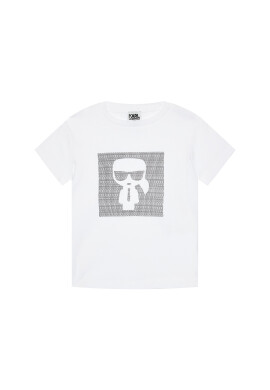 KARL LAGERFELD Тишърт Z25277 D Бял Regular Fit - Pepit.bg