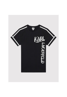 KARL LAGERFELD Тишърт Z25300 M Черен Regular Fit - Pepit.bg