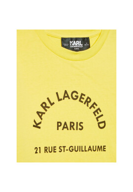 KARL LAGERFELD Тишърт Z25331 S Жълт Regular Fit - Pepit.bg