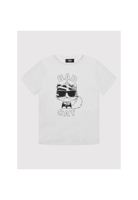 KARL LAGERFELD Тишърт Z25333 D Бял Regular Fit - Pepit.bg
