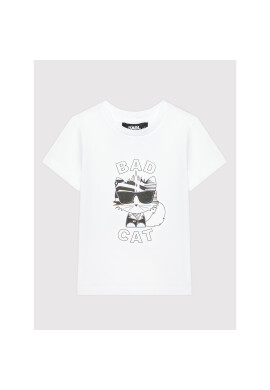 KARL LAGERFELD Тишърт Z25333 M Бял Regular Fit - Pepit.bg