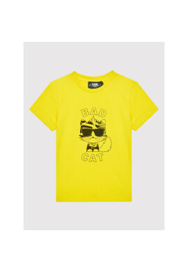 KARL LAGERFELD Тишърт Z25333 S Жълт Regular Fit - Pepit.bg