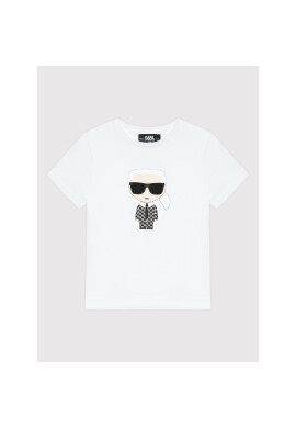 KARL LAGERFELD Тишърт Z25337 D Бял Regular Fit - Pepit.bg