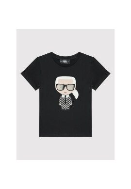 KARL LAGERFELD Тишърт Z25337 S Черен Regular Fit - Pepit.bg