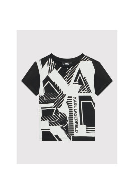 KARL LAGERFELD Тишърт Z25338 D Черен Regular Fit - Pepit.bg