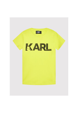 KARL LAGERFELD Тишърт Z25358 D Зелен Regular Fit - Pepit.bg