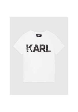 KARL LAGERFELD Тишърт Z25358 M Бял Regular Fit - Pepit.bg